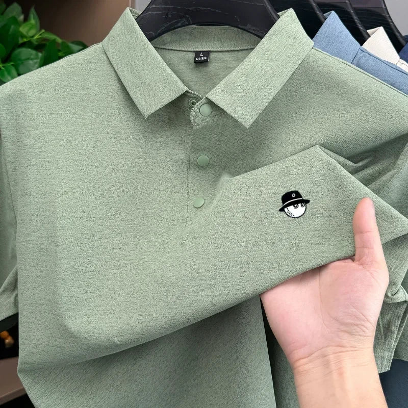 Breathable Short Sleeve Golf Polo