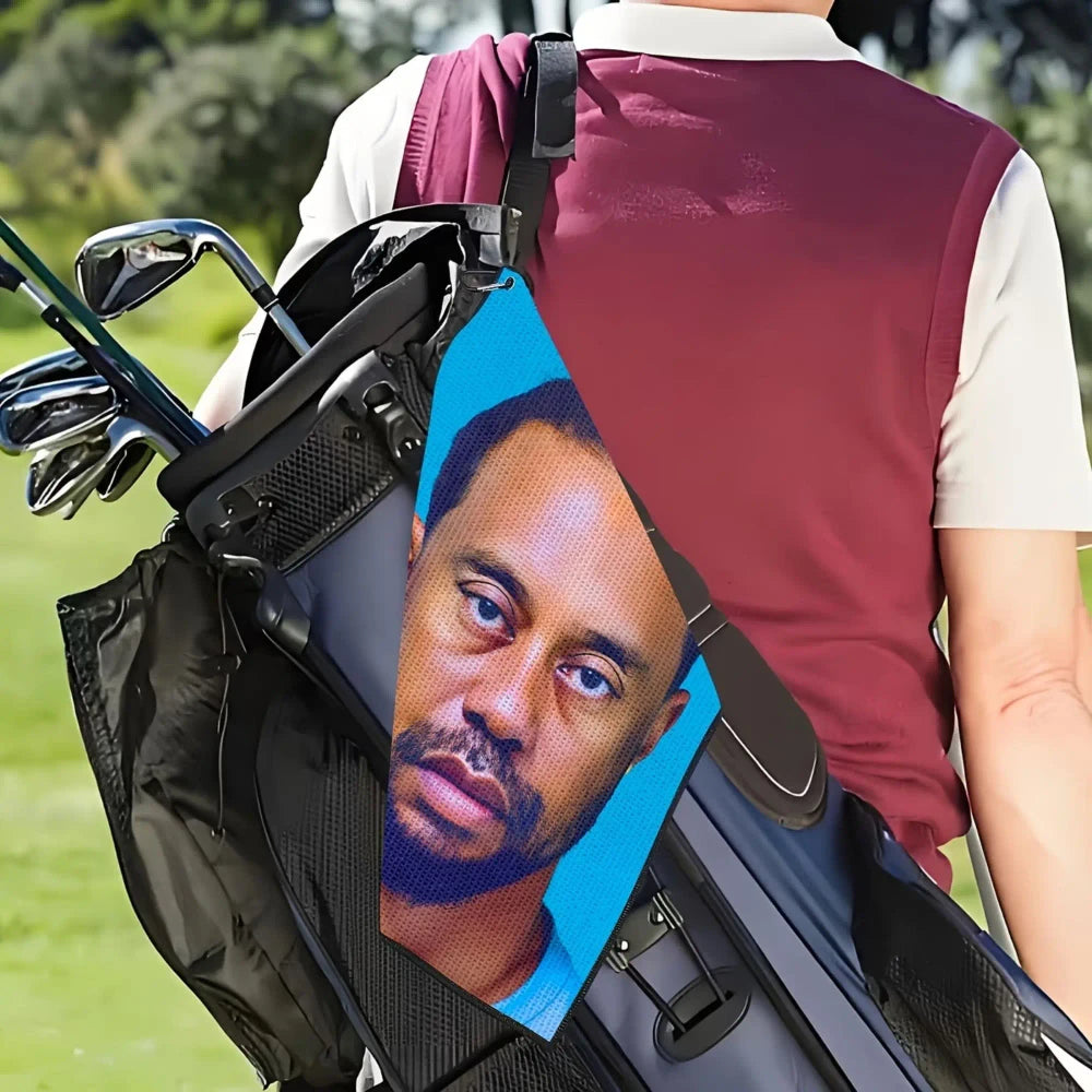 Tiger Microfiber Golf Towel