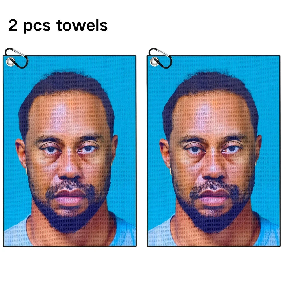 Tiger Microfiber Golf Towel