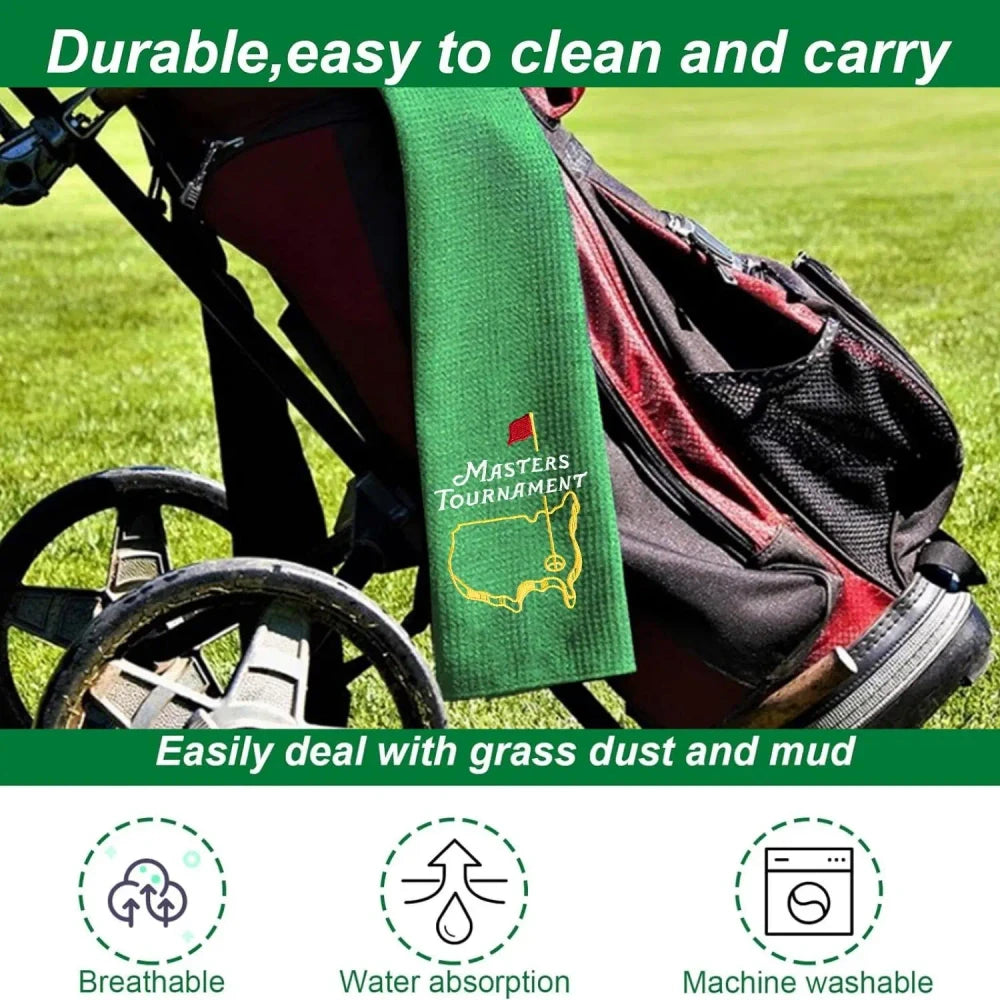 Embroidered Microfiber Golf Towel