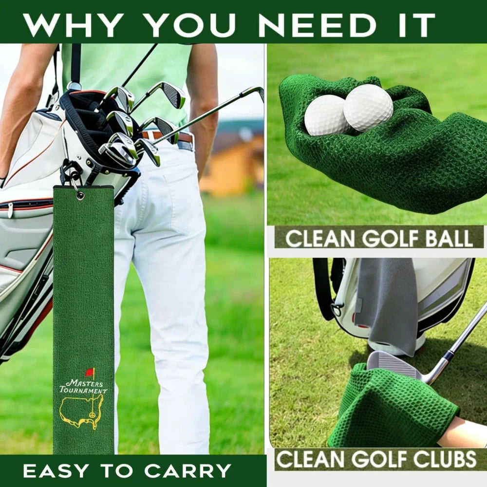 Embroidered Microfiber Golf Towel
