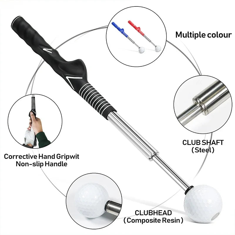 Retractable Golf Swing Trainer
