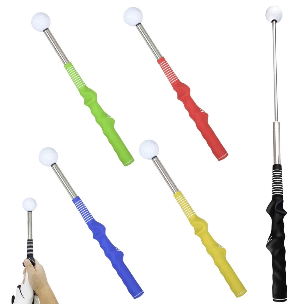 Retractable Golf Swing Trainer
