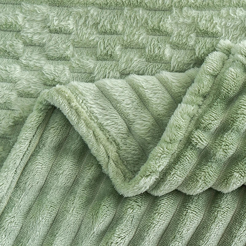 Sherpa Fleece Throw Blanket