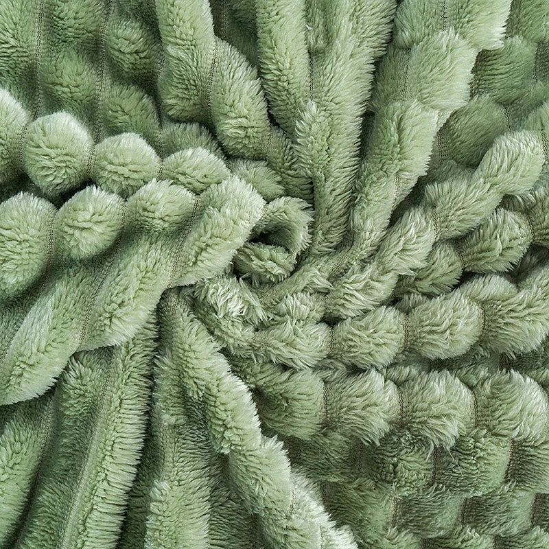 Sherpa Fleece Throw Blanket