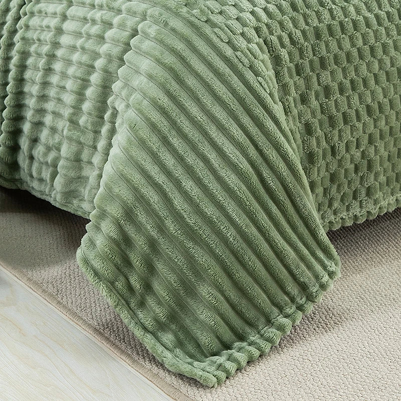 Sherpa Fleece Throw Blanket