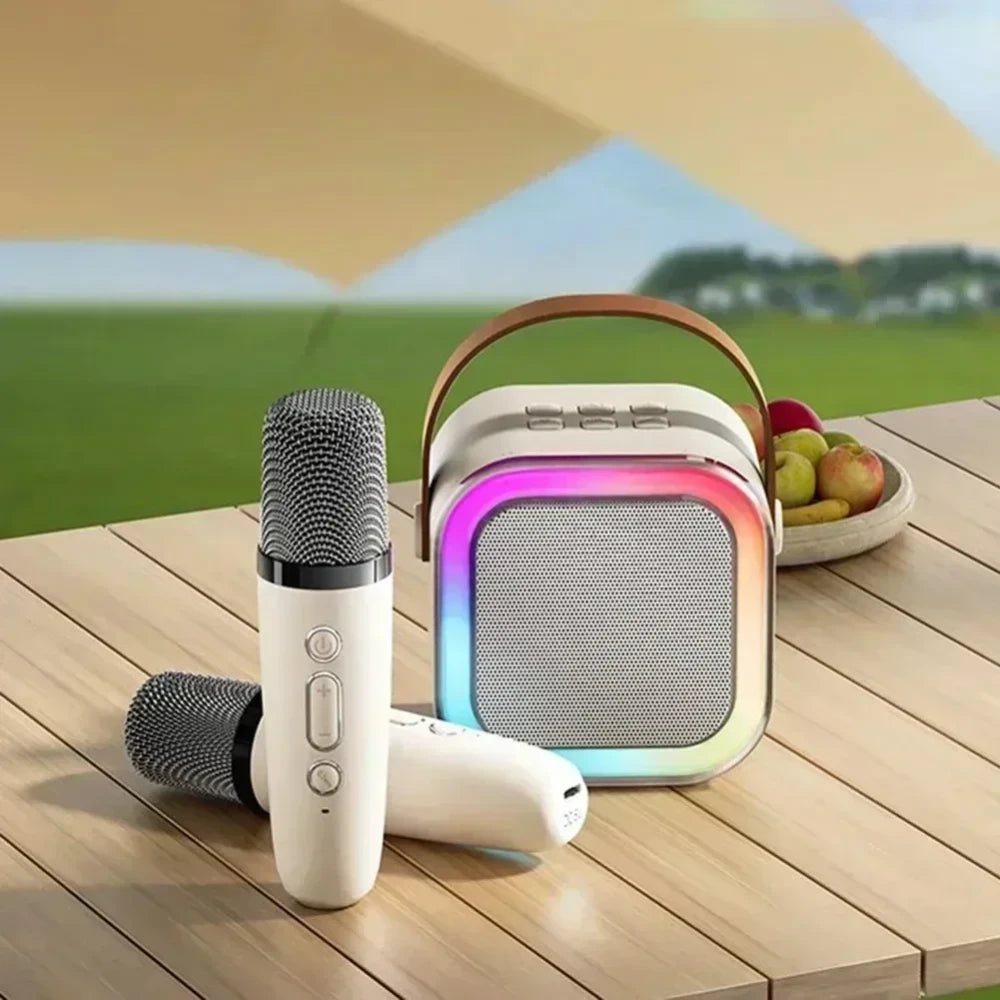 Portable Bluetooth Karaoke Microphone Speaker