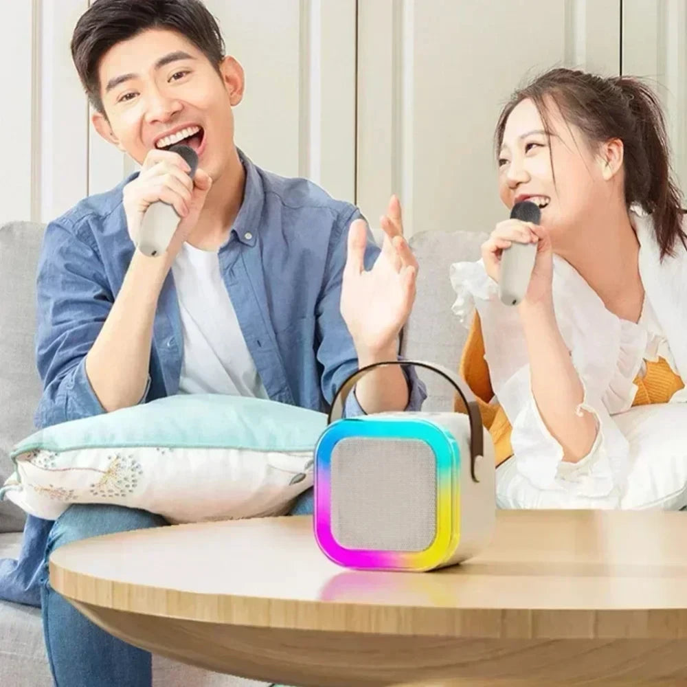 Portable Bluetooth Karaoke Microphone Speaker