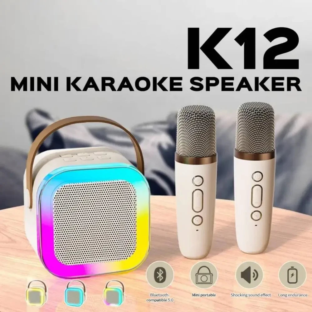 Portable Bluetooth Karaoke Microphone Speaker
