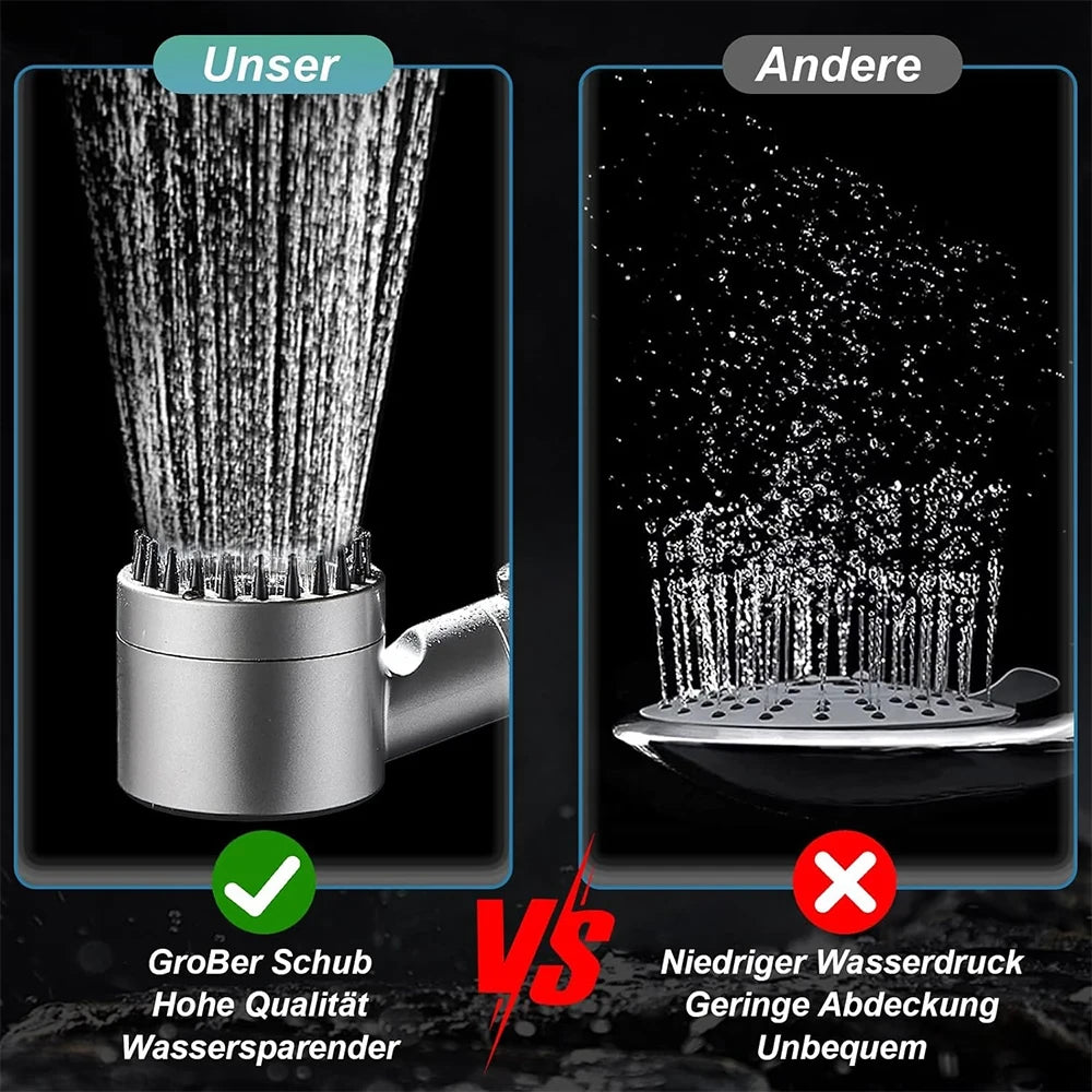 Three Mode High Pressure Handheld Shower Head