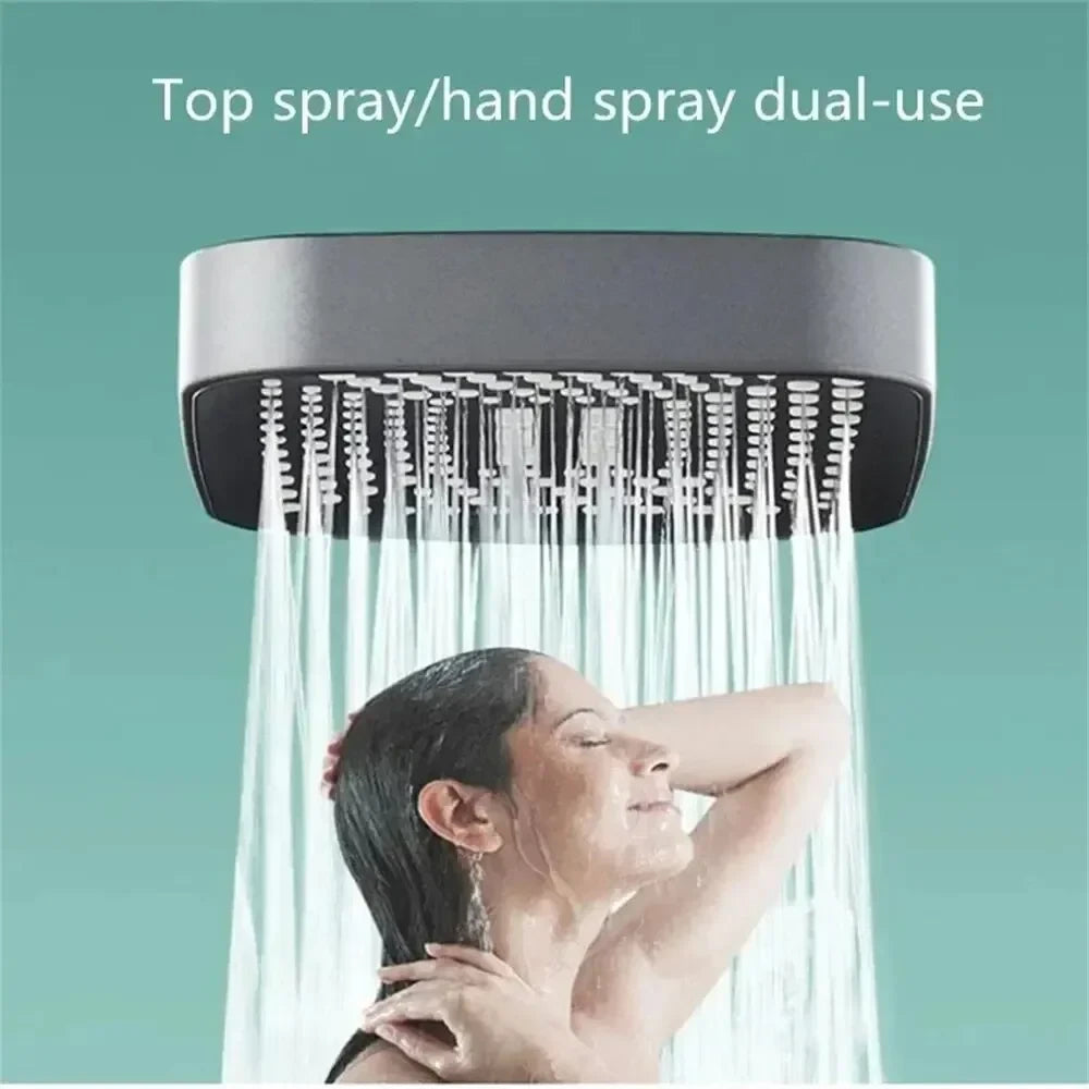 Adjustable Three-Mode High-Pressure Showerhead