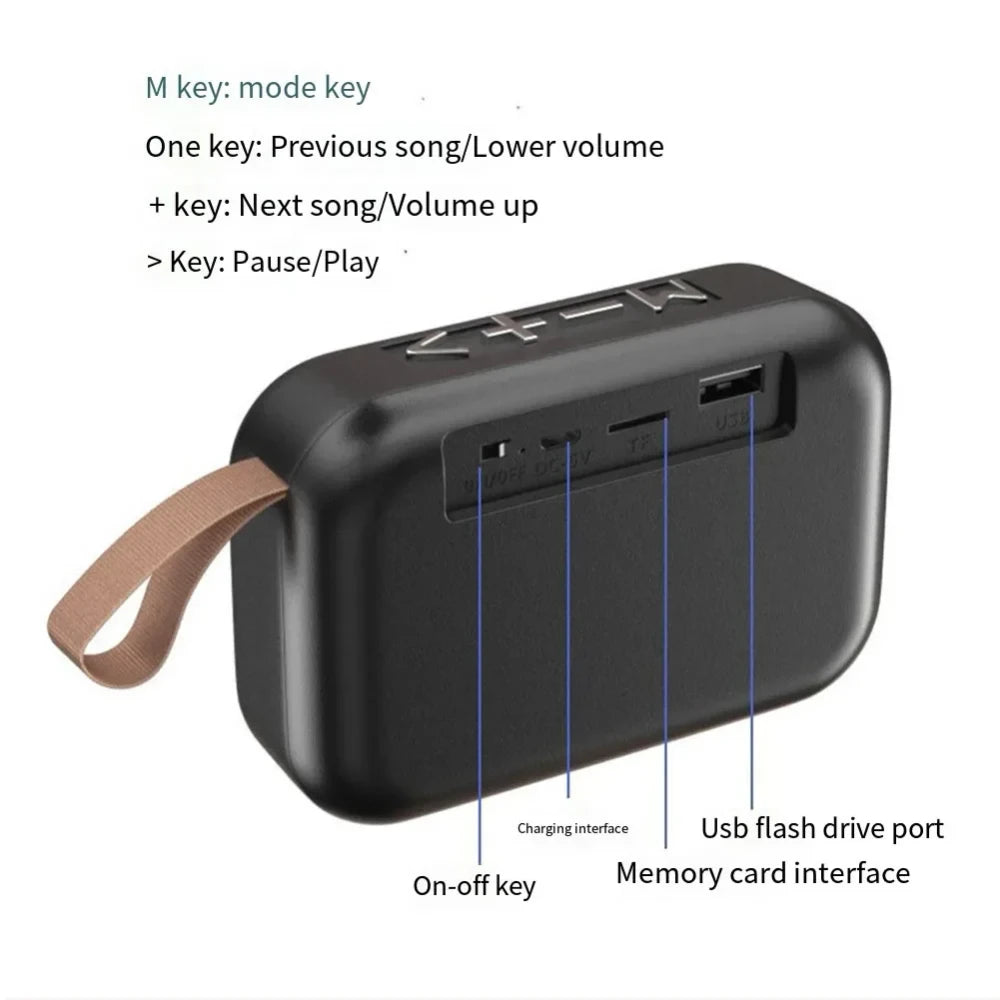 Portable Waterproof Bluetooth Speaker