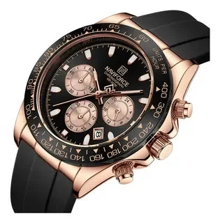 Naviforce Silicone Chronograph Watch