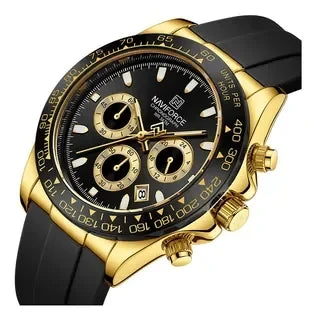 Naviforce Silicone Chronograph Watch