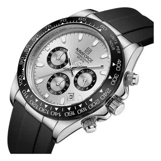 Naviforce Silicone Chronograph Watch