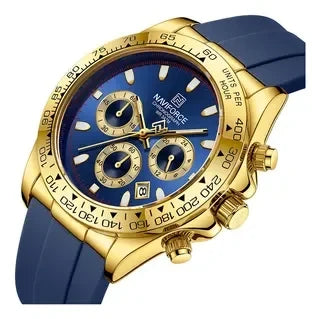 Naviforce Silicone Chronograph Watch