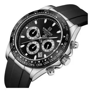 Naviforce Silicone Chronograph Watch
