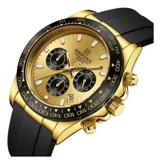 Naviforce Silicone Chronograph Watch